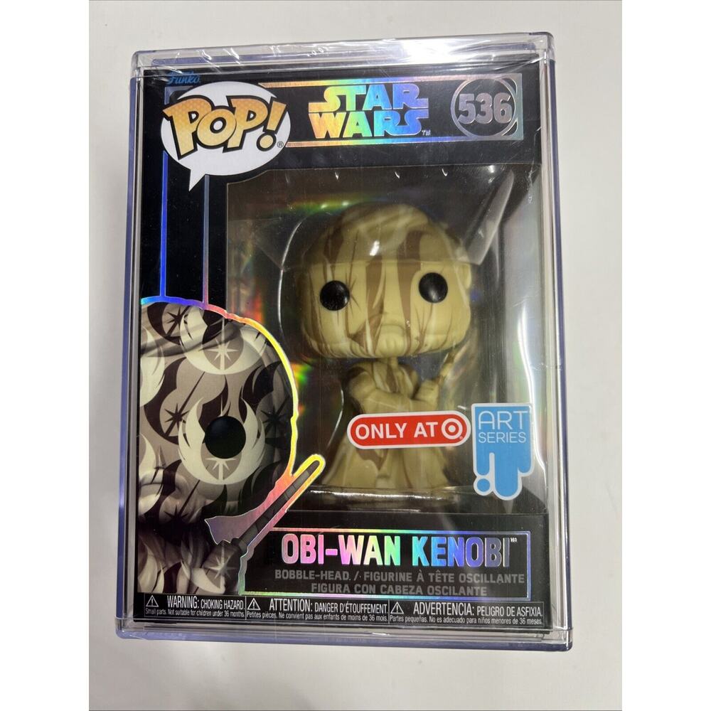 NEW Funko Pop! Star Wars Art Series Obi-Wan Kenobi #536 Target Exclusive Figure